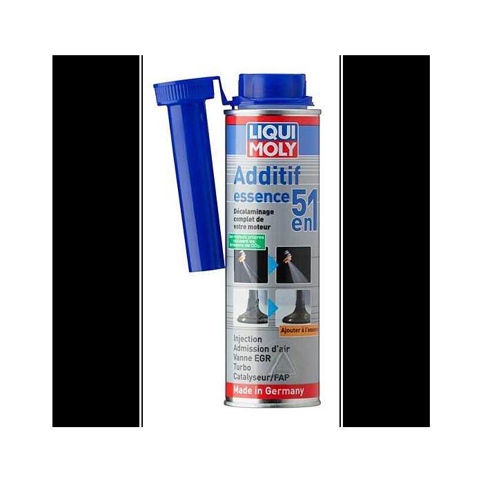 Décrassant et Décalaminant 5 en 1 Essence - LIQUIMOLY Décalaminage complet de votre moteur/Idéal Avant Contrôle Technique - Additif