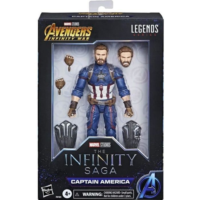 Figurine Marvel Avengers Infinity War Captain America Legends - PVC  articulée - Grupo Erik - Cdiscount Jeux - Jouets