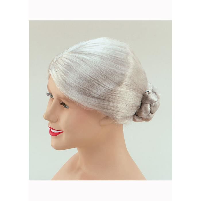 Old Lady Grey Granny chignon perruque  Achat Vente 