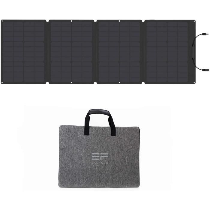 ECOFLOW EF-SOLAR110N Solar 110W photovolta 110w-Panneau Portable Maison-Panneau Solaire monocristallin Panel-EF-SOLAR110N12
