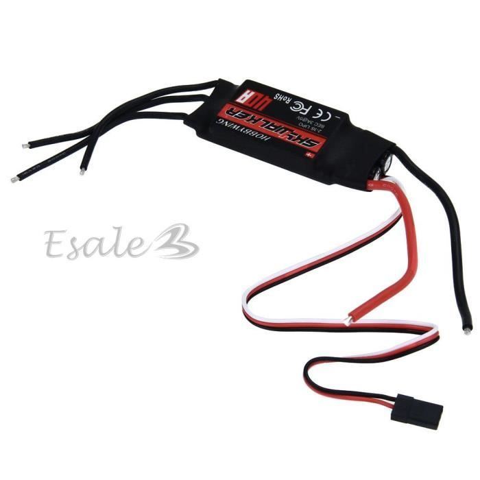 Contrôleur ESC Sans Balais 40A – Agriate RC Pour Drone FPV, Hélicoptère Et Avion, BEC 3A/5V