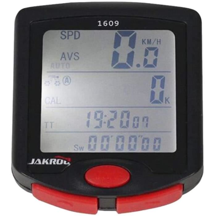 VeloxRide™ Compteur vélo – Sans fil, Rechargeable & Batterie 35h