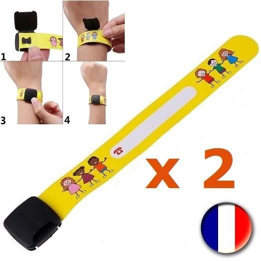 10 Bracelets Identification Sécurité XURJUMI Pour Enfants - Anti-perdu - Réutilisables - Étanches