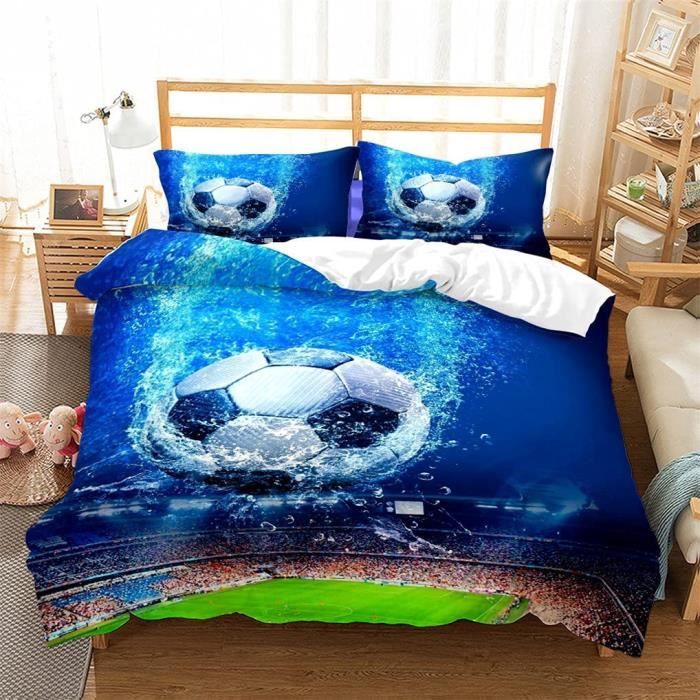 Housse Couette Ado Garçon 220X240 Cm Polyester Respirant Parure Lit 2  Personnes Fille Balle avec Deux Taies d'oreiller 65X65Cm Parure De Lit  220X240 Adulte Basketball : : Cuisine et Maison