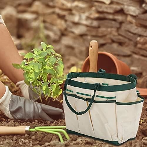 Sac de rangement multi-poches pour outils de jardin avec 8 poches