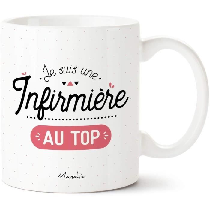 Mug - Infirmier au Top - 6 Coloris - Cadeau Original – Cadeaux