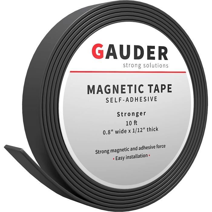 10 mètres bande magnétique magnétique bande auto-adhésif ruban adhésif magnétique 1,11 €/m