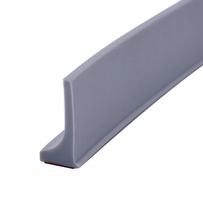 Barrière D'Eau En Silicone Pour Salle De Bain - Séparation Sèche/Humide 200cm Blanc - Antidérapante