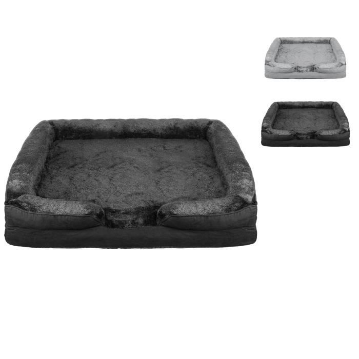 Meilleurs prix pour Coussin pour chien-chat - Rectangulaire - Mousse haute densité - Taille XL - Noir