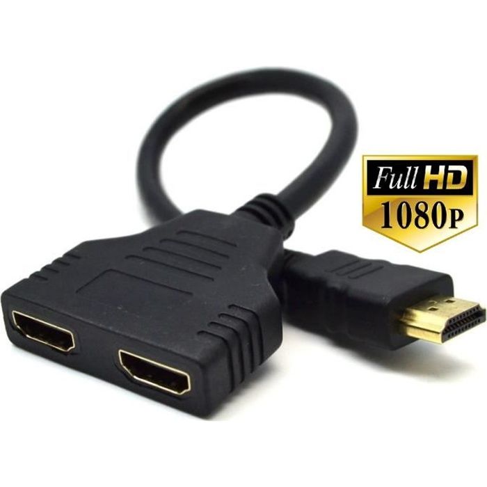 Splitter HDMI 4K UHD 1 entrée HDMI - 2 sorties HDMI