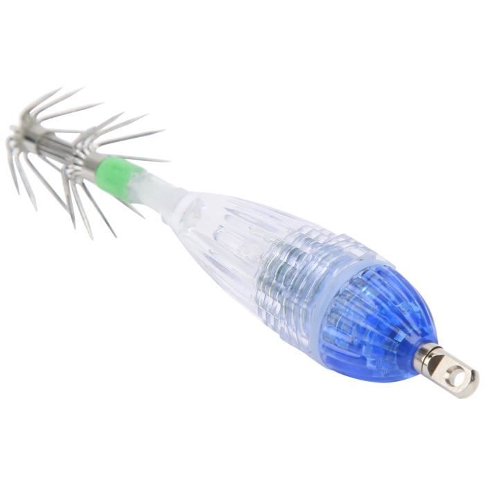 Durable coloré LED leurre lumière avec crochet diamant forme