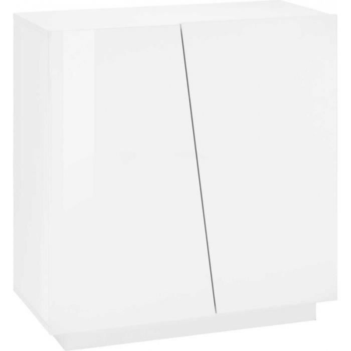 Meuble à chaussures moderne Vegas Blanc 86 cm Cdiscount Maison