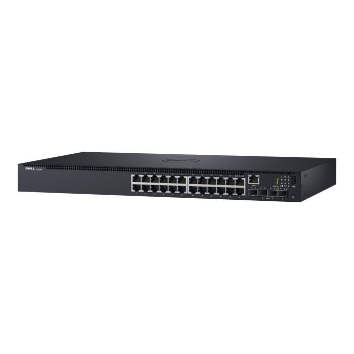 Dell Networking N1524 24x 1GbE + 4x 10GbE SFP+ fixed ports Stacking IO to PSU airflow AC/N1524N1524P Lifetime Limited Hardware Reconditionné -  reconditionné disponible sur Cdiscount Seconde Vie