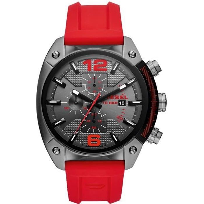 Montre - Diesel - DZ4481 - Chronographe - Quartz - Bracelet en Silicone