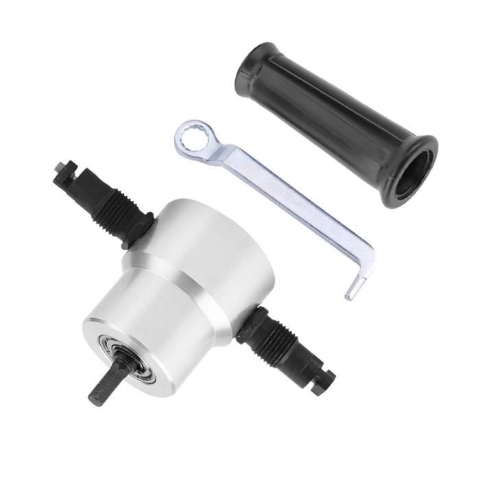 Grignoteuse Tôle Électrique Pour Perceuse - Cisaille Métal Coupeur Plaque Acier Aluminium Cuivre