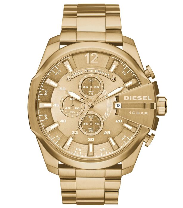 DIESEL Montre DZ4360 Chronographe Homme Doré, Tendance Achat