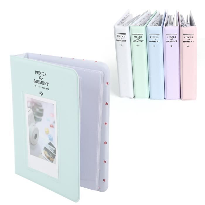 EJ.life Album Photo Pour Mini 11 Album Photo Portable 3 Pouces En Cuir