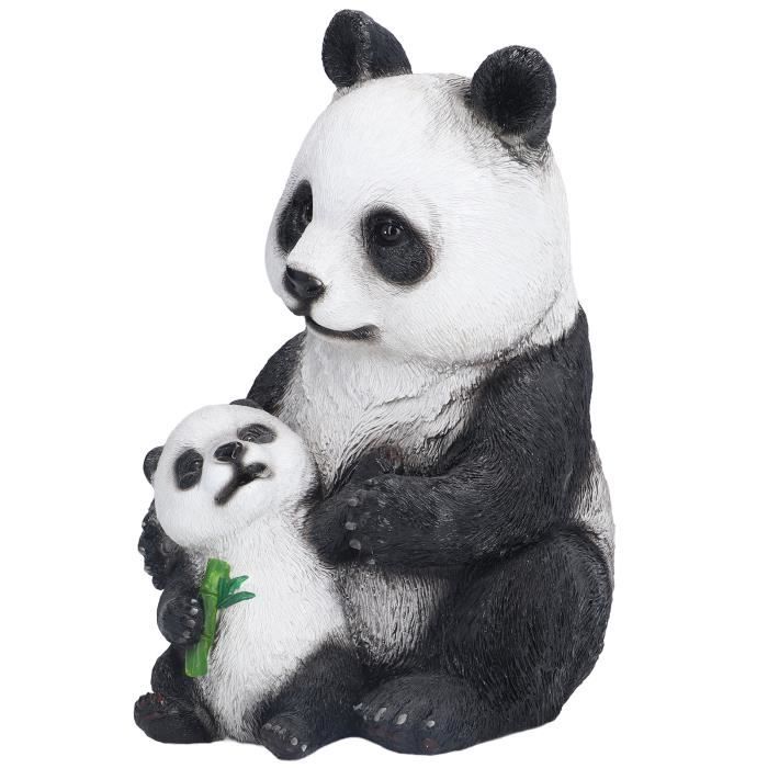 AJW-Statue de jardin en forme de panda balançoire Décoration d'extérieur  Sculpture d'arbre à suspendre Figurines mignonnes pou[638] - Cdiscount  Jardin