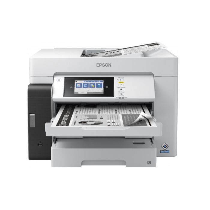 Imprimante multifonction jet dencre Epson Ecotank Pro Et-m16680 – Noir – A3 – 25 ipm – Sans fil