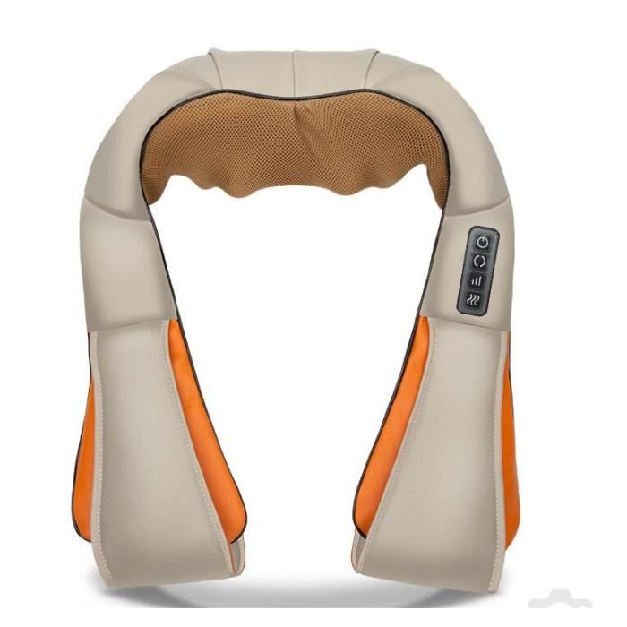 2pcs Original Appareil De Massage Pour Le Cou Les Epaules Le Dos Masseur Electrique Shiatsu Pour Cervicales Beige Cdiscount Electromenager