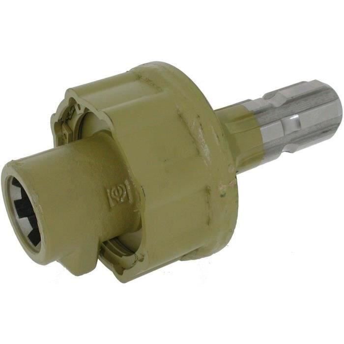 Prolongateur adaptable 1 3/8 pour prise de force mâle/femelle avec embrayage à cames 400 Nm et un Ø: