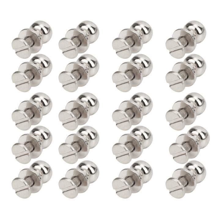 20 Rivets En Cuivre Tête Ronde – 6x20mm – Novara Metalli – Neuf