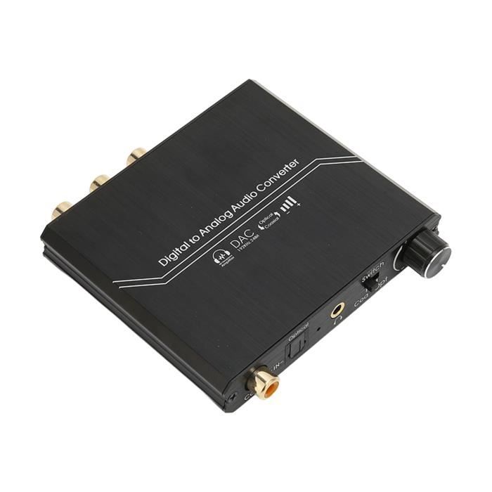 Convertisseur Optique Vers RCA 192kHz | DAC Numérique/Analogique