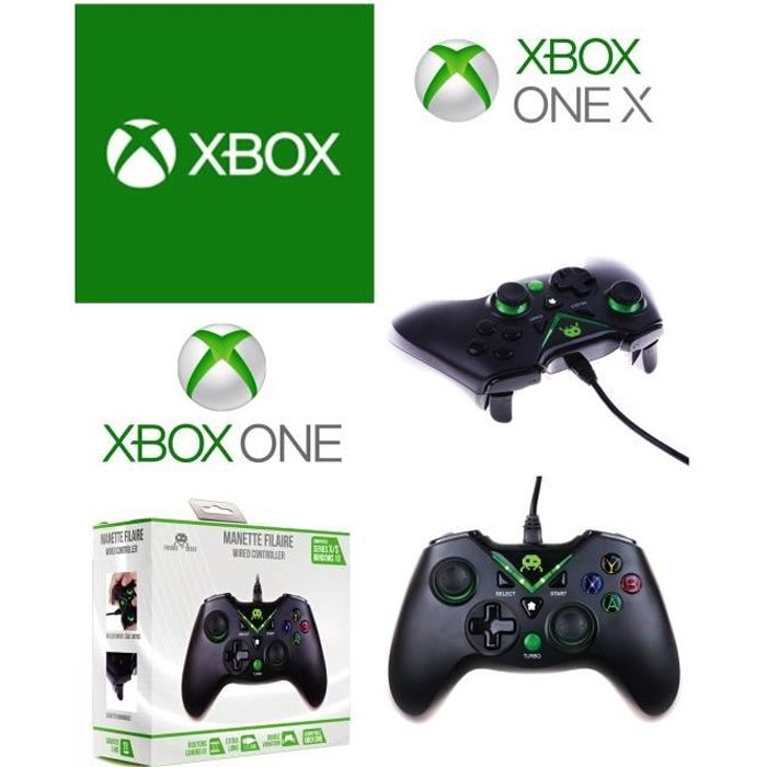 Manette Xbox One X + Pc Contrôleur De Jeu Microsoft Filaire 3m - vue 5