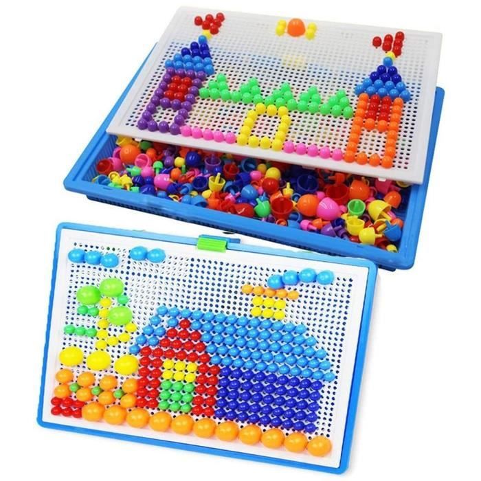 DERAYEE – Puzzle Mosaïque 296 Pièces – Jeu De Construction Créative – Dès 3 Ans – Motricité Fine, PP Sans Danger