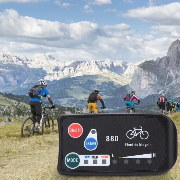 Panneau D'affichage étanche Pour Vélo électrique - Compteur De Vitesse, Puissance Et Mode