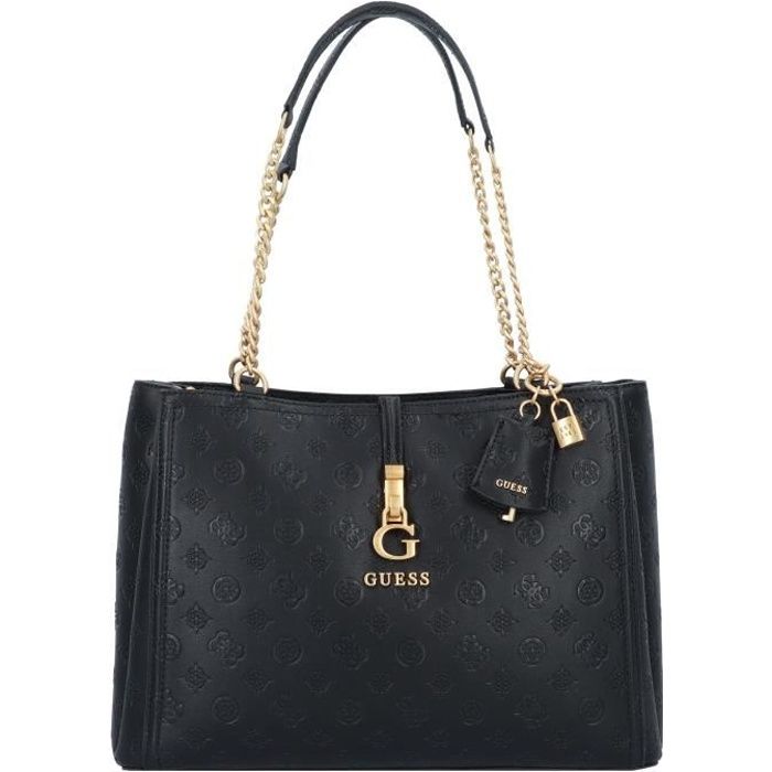 Guess G James Sac à bandoulière 40 cm black logo HWPD92-13230-BLO