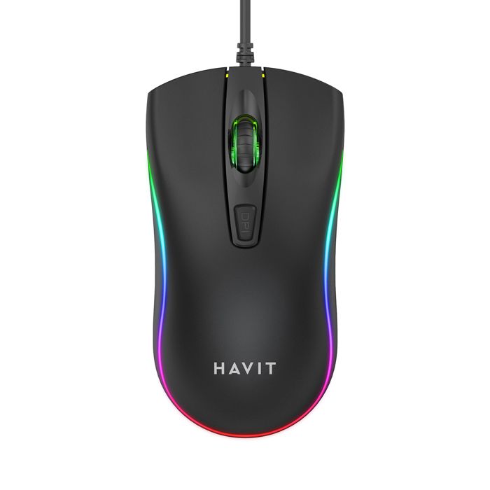 Souris bureautique & gaming – GAMENOTE – MS72 – 4 boutons – 1200 DPI – Rétroéclairage LED