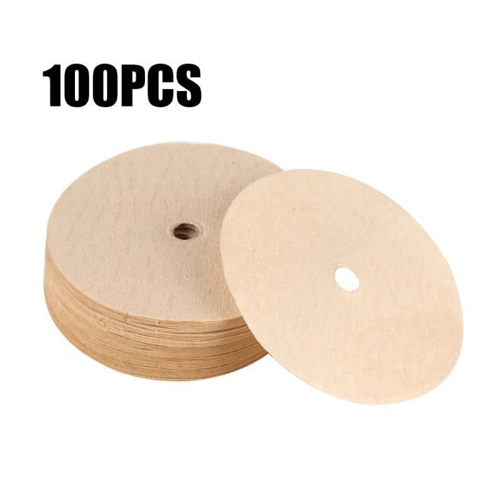 100 Filtres à Café Papier 155/45mm - Filtres Naturels Pour Cafetières Et Infusion à La Main