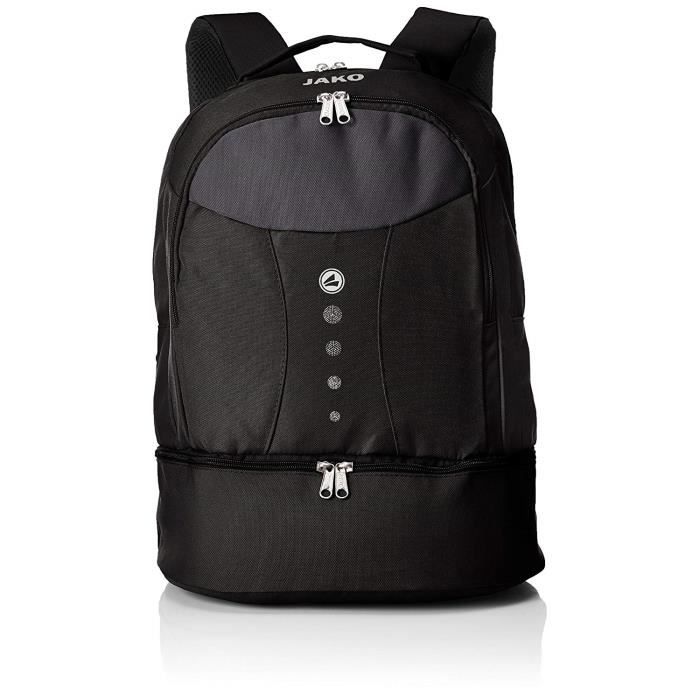 Sac à dos - Jako - Striker - Noir - 34 x 21 x 46 cm - Mixte