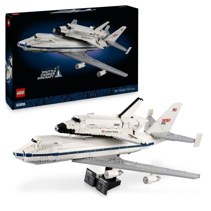 LEGO® Icons 10360 Shuttle Carrier Aircraft - vue 1
