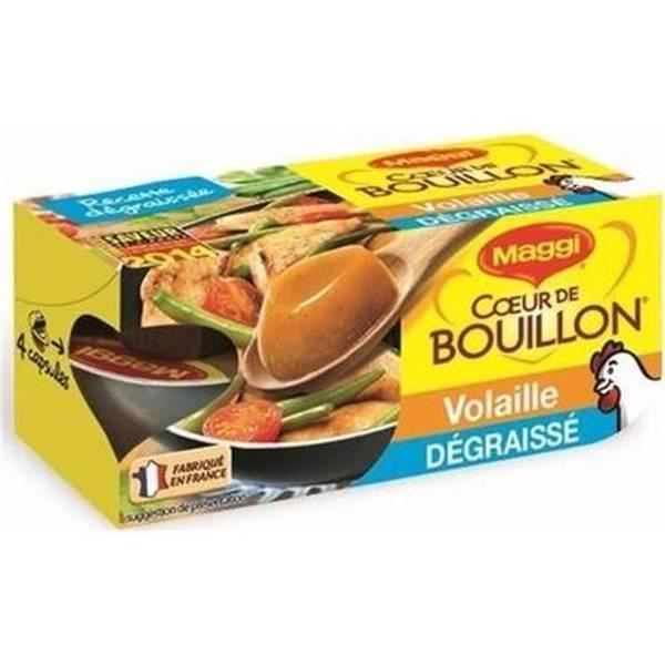 Maggi Cœur de bouillon de volaille dégraissé 4x96g Cdiscount Au quotidien