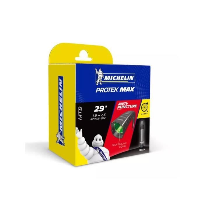 Chambre à air - Michelin - Protek Max - Valve Presta 48 mm - 47/61-622 - noir - 29x1,75-2,40