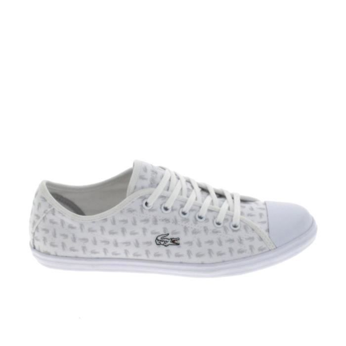 Basket -mode - Sneakers LACOSTE Ziane 116 Blanc Blanc - Cdiscount Chaussures