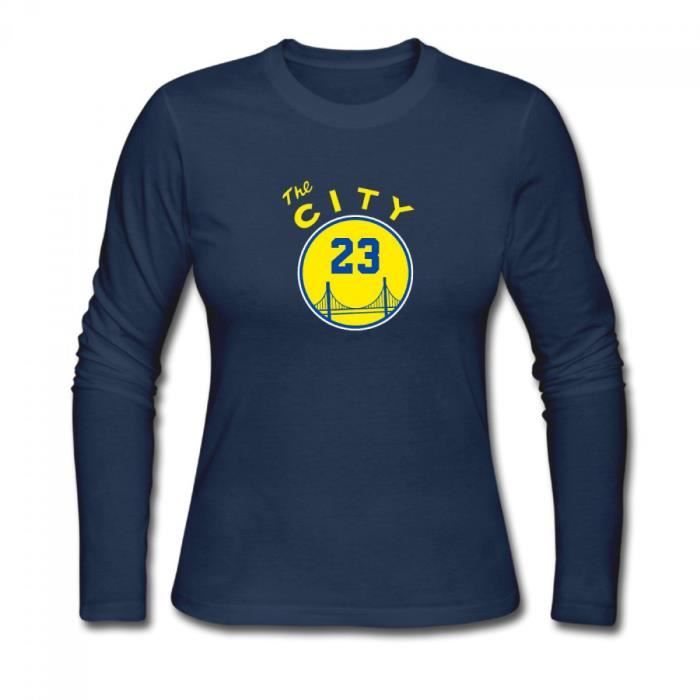 The City 23 Golden State Warriors Logo 23 Gsw Retro Logo T Shirt A Manches Longues En Coton Pour Femme Bleu Cdiscount Pret A Porter The City 23 Golden State Warriors Logo 23 Gsw Retro Logo T Shirt A Manches Longues En Coton Pour Femme Bleu Cdiscount Pret A Porter