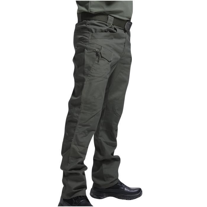 Pantalons pour hommes Pantalons cargo à poches multiples Vêtements de travail Poche cargo de sécurité au combat m28559