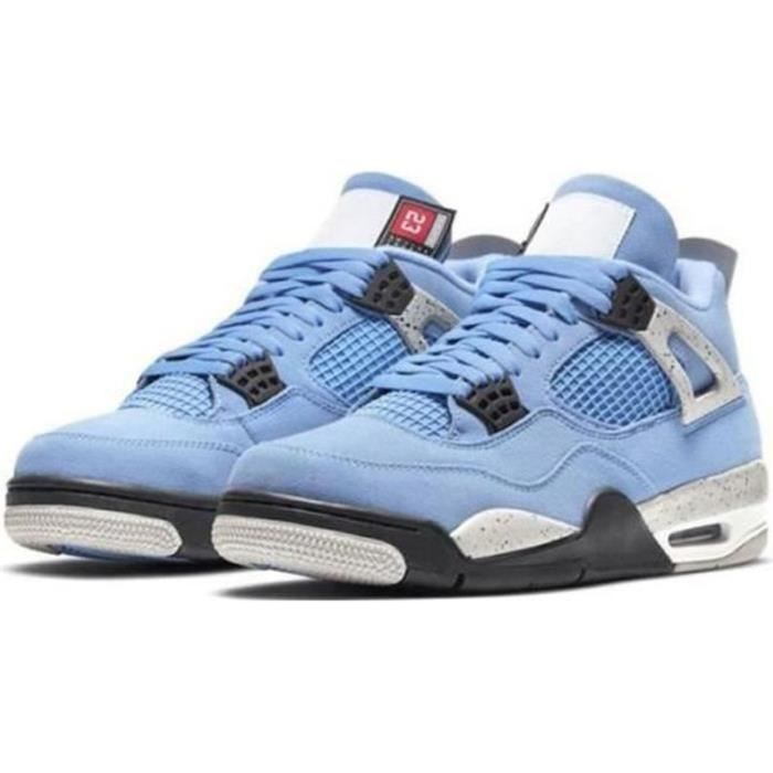 Baskets AIRs JORDAN 4 Retro Chaussures de Basket Pas Cher pour AJ 4 Femme  Homme 'UNIVERSITY BLUE BLUE - Cdiscount Prêt-à-Porter