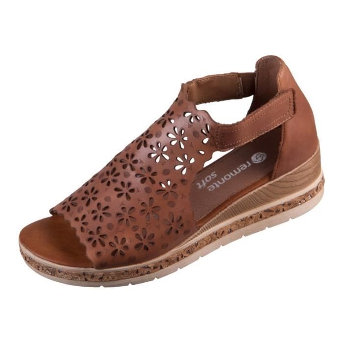 Chaussures REMONTE D305624 Marron Femme Adulte Terrain Route Marron Cdiscount Sport