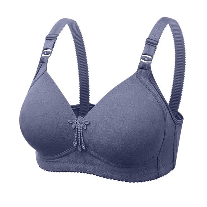 Soutien-gorge Sans Armatures Confortable Grande Taille - Col En V, Sans Bretelles, Bustier Oriental Respirant