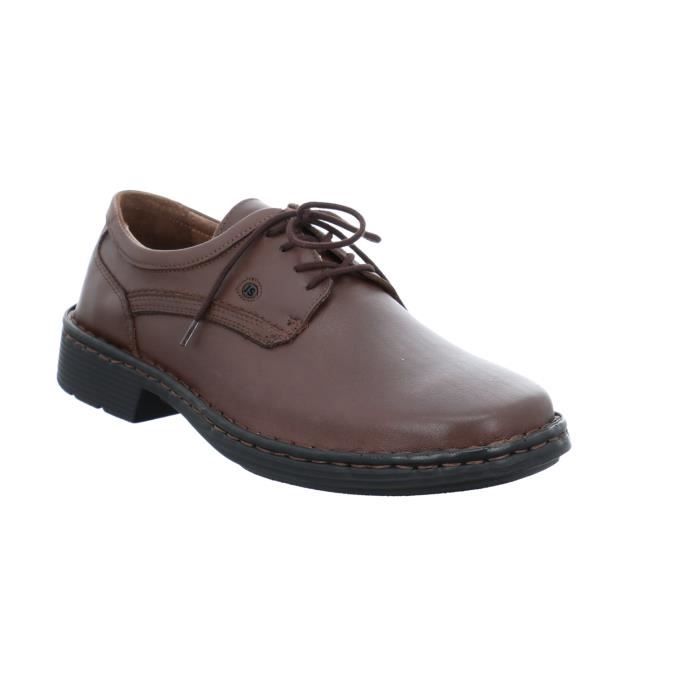 Chaussures Habillées Homme Josef Seibel Alastair 14 - Cuir Souple, Largeur K (extra-large), Semelle Intérieure Amovible