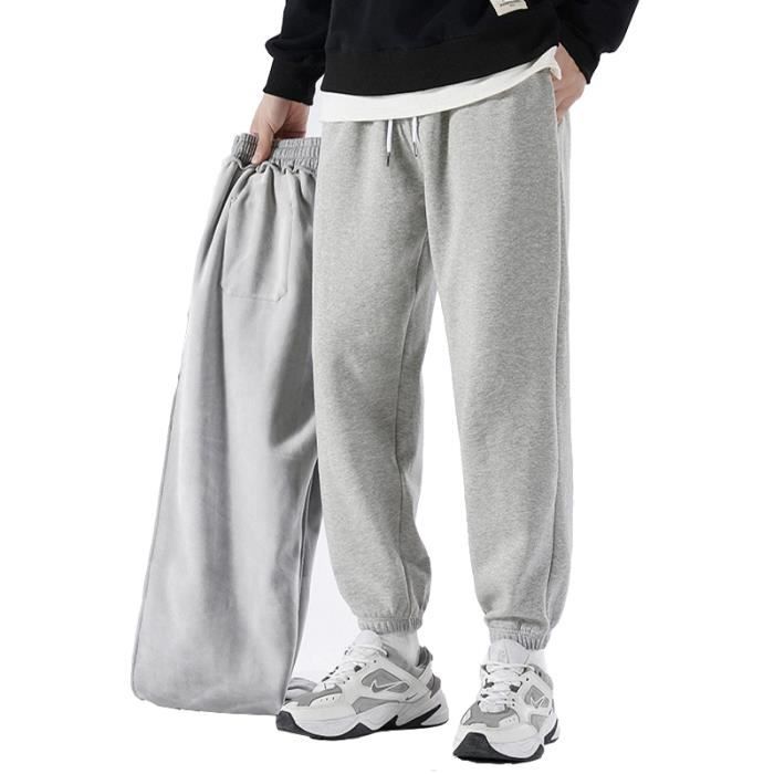 Homme Pantalon de jogging baggy en polaire premium