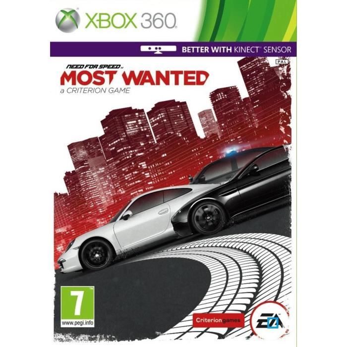 NEED FOR SPEED MOST WANTED / Jeu console XBOX 360