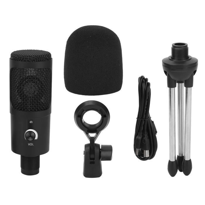 Microphone Studio STARAUDIO SDM-005 Cardioïde à Condensateur, Noir, USB, Pour Karaoké