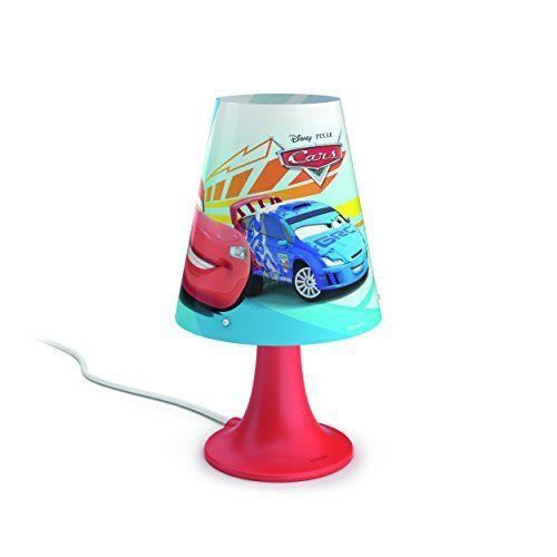 Lampe De Chevet Artisanale CARS - Personnalisée Avec Prénom Enfant, Création Serviettage Unique
