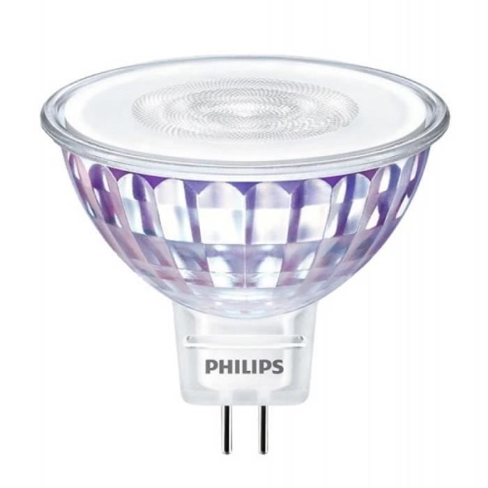 Lampe LED - PHILIPS - Master LEDspot MR16 GU53 7W - Blanc - Gradable Lampe LED - PHILIPS - Master LEDspot MR16 GU53 7W - Blanc - Gradable