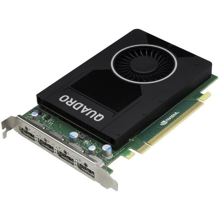 NVIDIA Quadro M2000 Carte graphique Quadro M2000 4 Go GDDR5 PCIe 3.0 x16 4 x DisplayPort - Pny